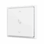 ZS701PB2MWC - ZS70. Pulsador Soft simple para 2 entradas binarias 70x70 mm – Blanco mate - Personalizada. Mínimo 100 unidades por diseño.