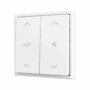 ZS702PB4MWC - ZS70. Pulsador Soft doble para 4 entradas binarias 70x70 mm – Blanco - Personalizado. Mínimo 100 unidades por diseño.