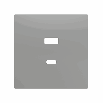 ZS70C2UCAS – ZS70. Tapa para cargador USB doble C+A 70×70 mm – Plata.