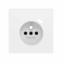 ZS70CF1USMW - ZS70. Tapa para base de enchufe Francés con USB C 70x70 mm - Blanco mate.